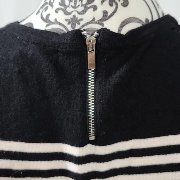 Philosophy Republic Clothing Black & White Striped Knit Top - Picture 8 of 10